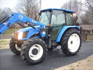 Holland Tl90a Cab+loader+4x4 With 1,  460 Hours - Inside And Out photo