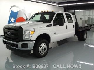 2014 Ford F - 350 Crew Diesel Drw 4x4 Flatbed 6 - Pass photo