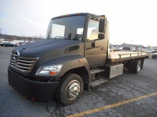 2007 Hino 258 Jerr Dan Rollback Tow Truck Diesel photo