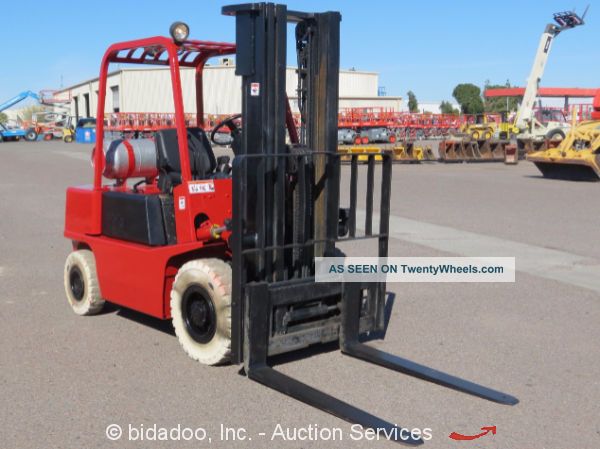 Yale Glp050 5000 Lb Warehouse Industrial Forklift Lift Propane L/p 190 