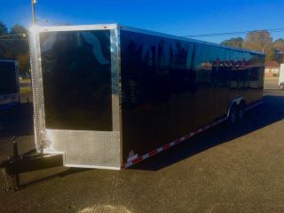2016 8.  5x28 V - Nose Enclosed Cargo Race Ready Trailer Car Toy Hauler 8.  5x28 photo