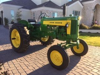 Restored John Deere 430t 430 T Antique With Rare Adjustable Wide Front End photo