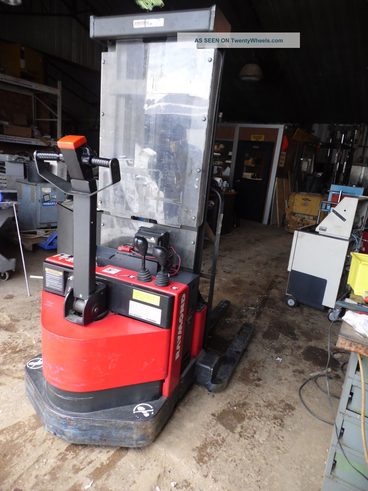 Raymond Rss40 Walkie Stacker 24v 3750 Lb Capacity Side Shift 128 