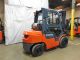 2006 Toyota 7fgu30 6000lb Pneumatic Forklift Lpg Lift Truck Cab With Heat Hi Lo Forklifts photo 4