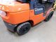 2006 Toyota 7fgu30 6000lb Pneumatic Forklift Lpg Lift Truck Cab With Heat Hi Lo Forklifts photo 5