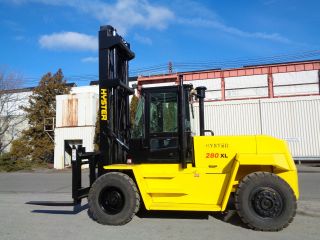 Hyster H280xl 28,  000 Lbs Forklift - Side Shift - Fork Rotator - photo