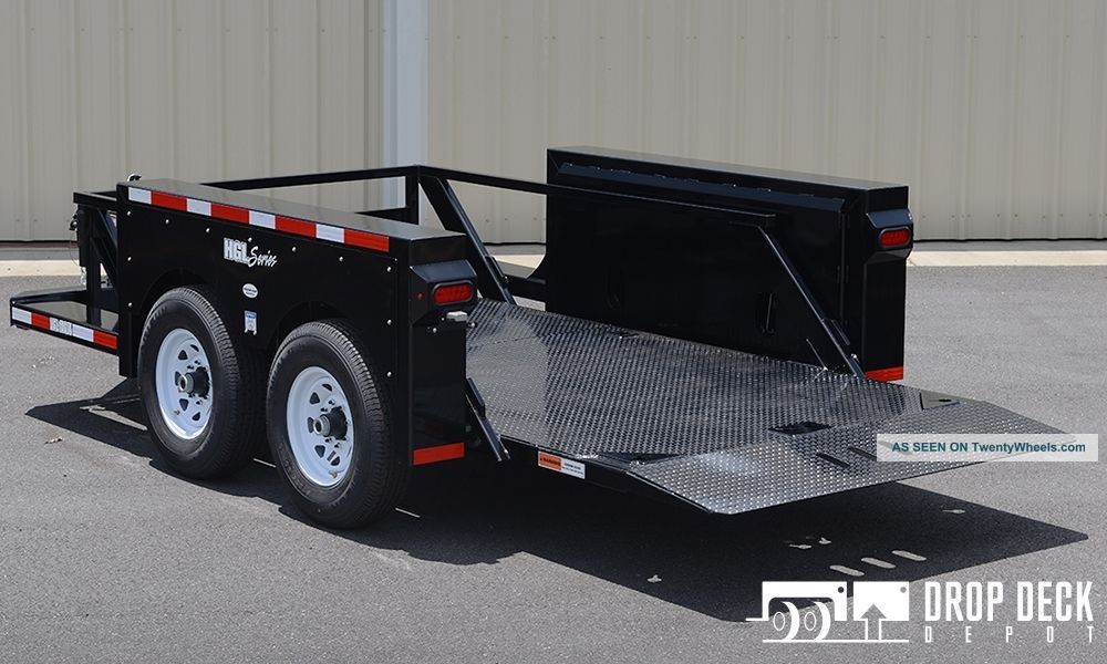 2016 Anderson Hgl7610 Hydraulic Drop Deck Scissor Lift Trailer 6 ' X 10