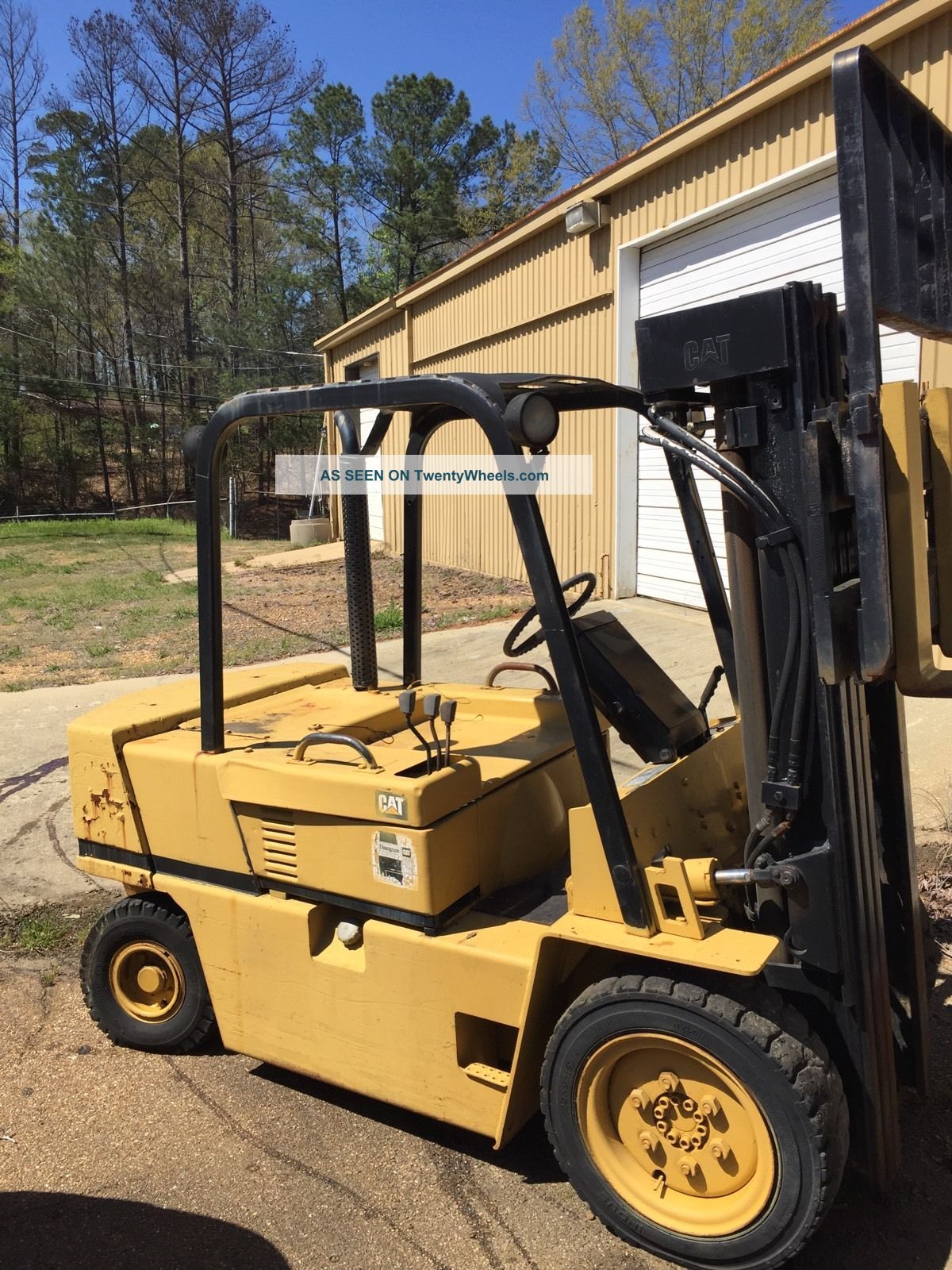Caterpillar Diesel 494r Forklift Forklifts photo