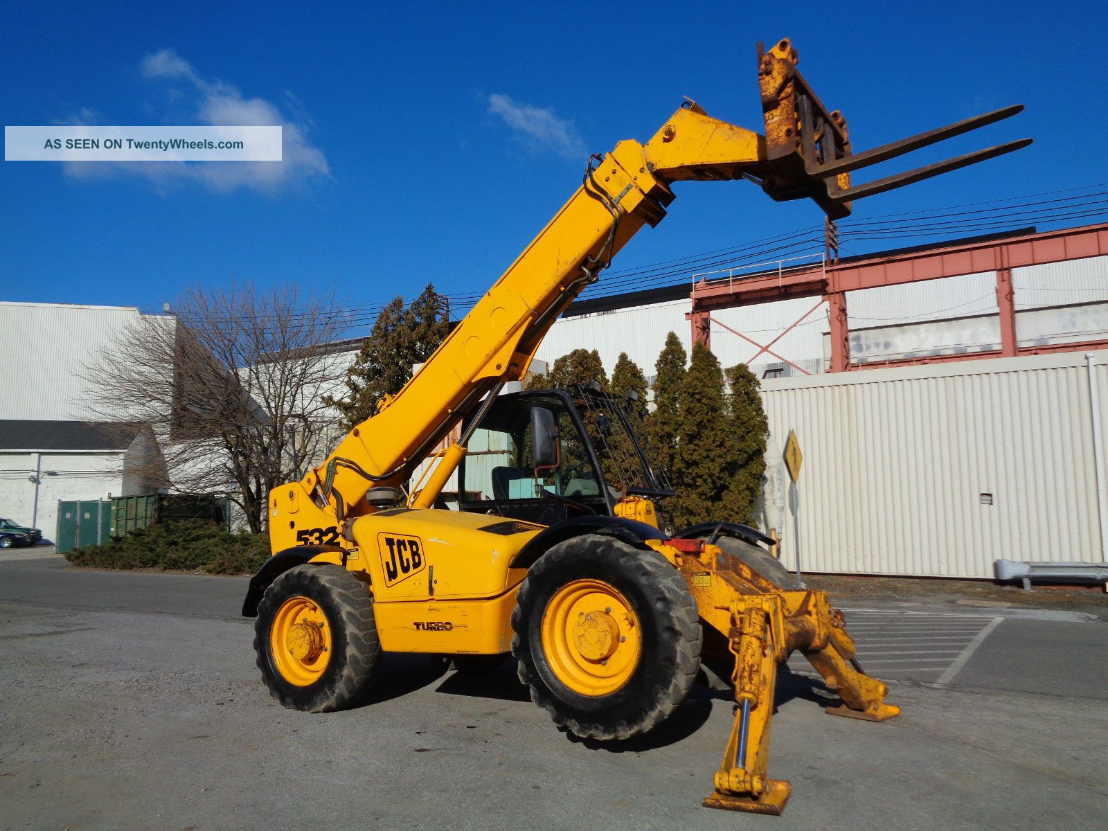 Jcb 532 7, 000lbs 40ft Height Telescopic Telehandler Boom Lift Forklift