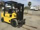 Hyster H40 - Xl - Mil Fork Forklift 4000lb Air Tires Diesel Powered Lift Hyster Forklifts photo 2