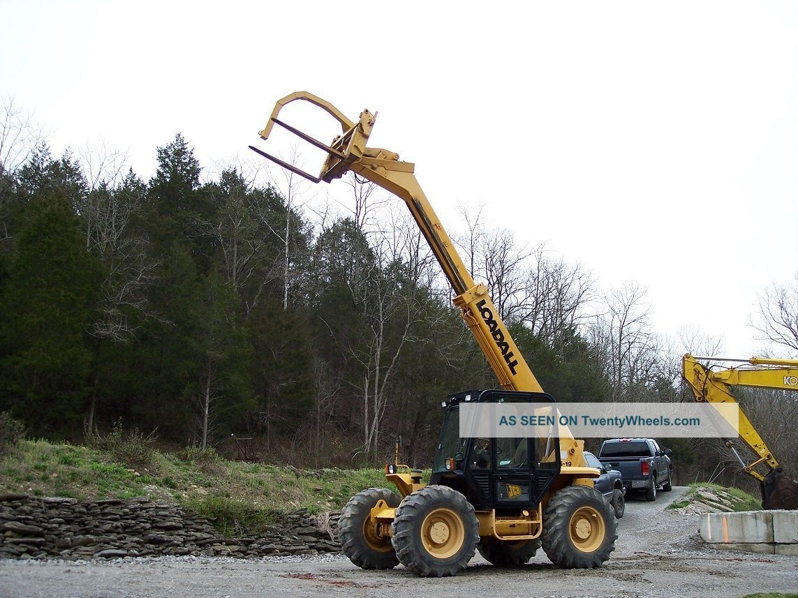 Jcb 505 Telehandler Forklift Telescopic Grapple Logging Loader 4wd 4x4