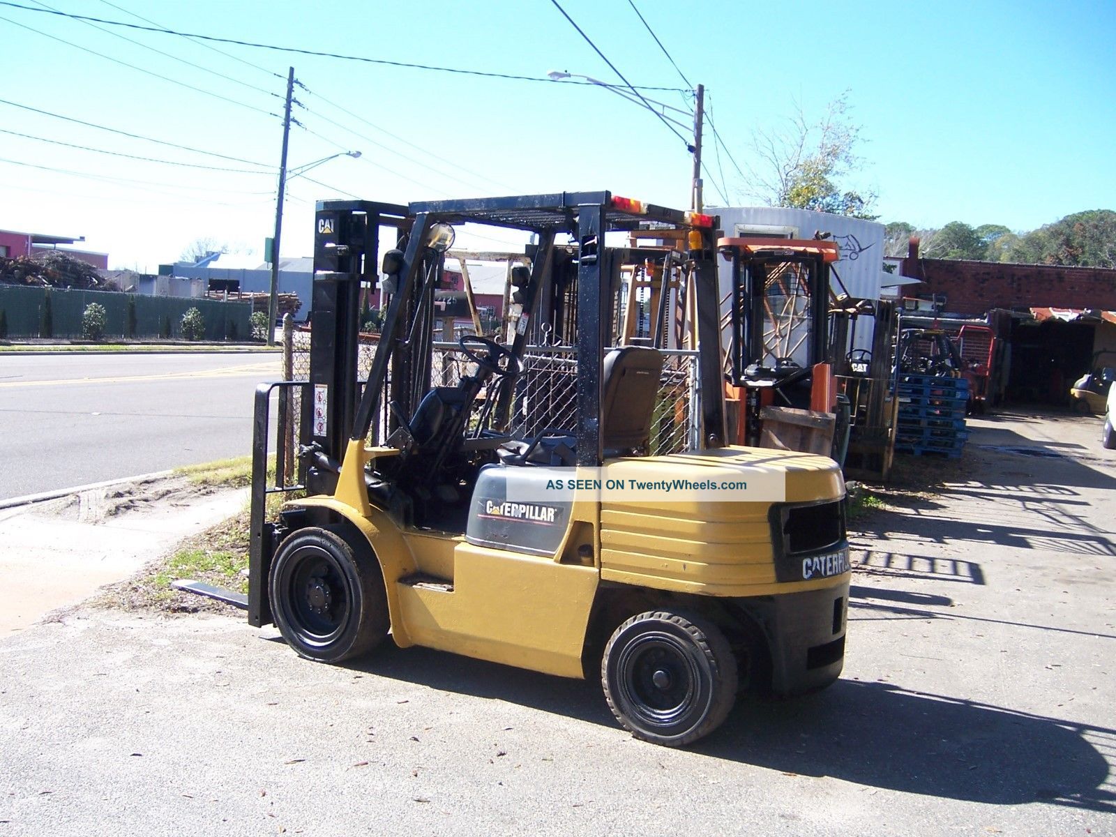 Caterpillar 6000 Capacity Diesel Pneumatic $2000 Forklifts photo