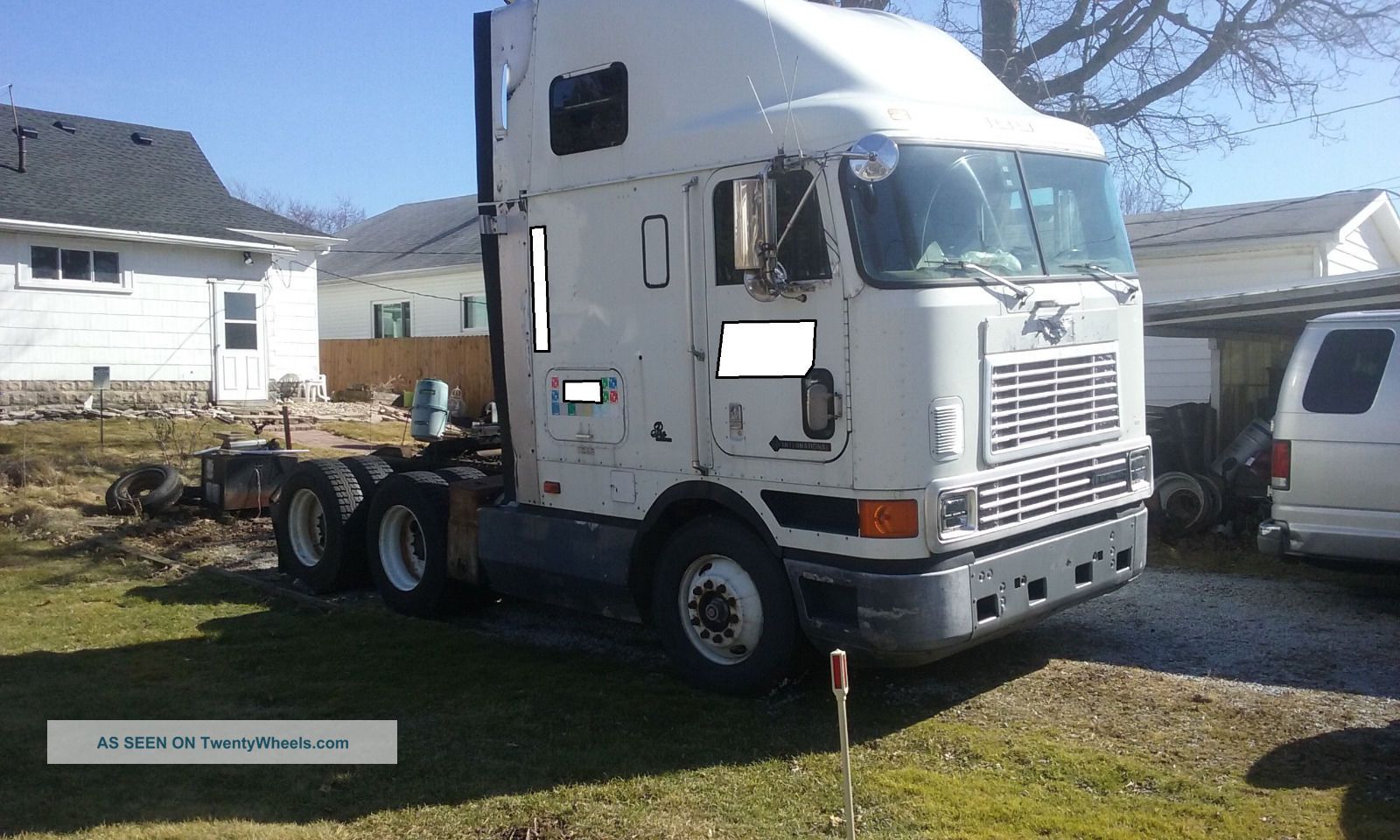 1997 International 9800 Sba Coe Sleeper Semi Trucks photo