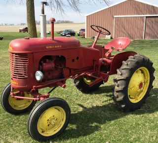 Massey Harris Mh11 Pony Tractor With Plow & Cultivator photo