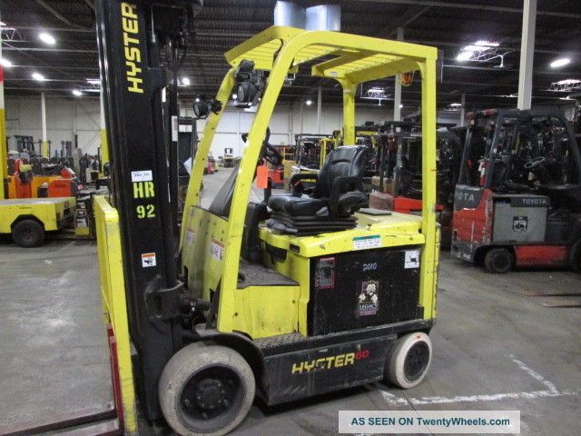 2009 Hyster E60xn.  6000 Lb Electric Forklift.  276 