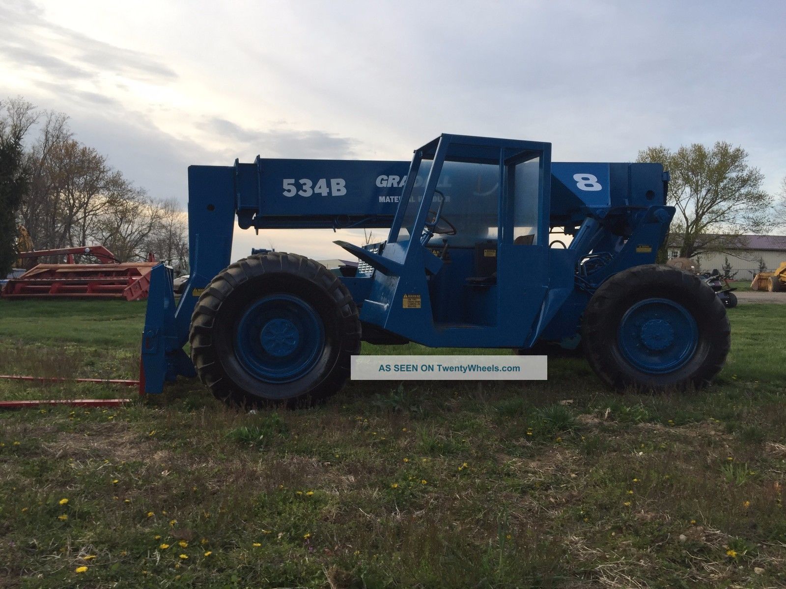 Gradall 534b Shooting Boom Forklift Telehandler Fork Lift Zoom Boom Diesel