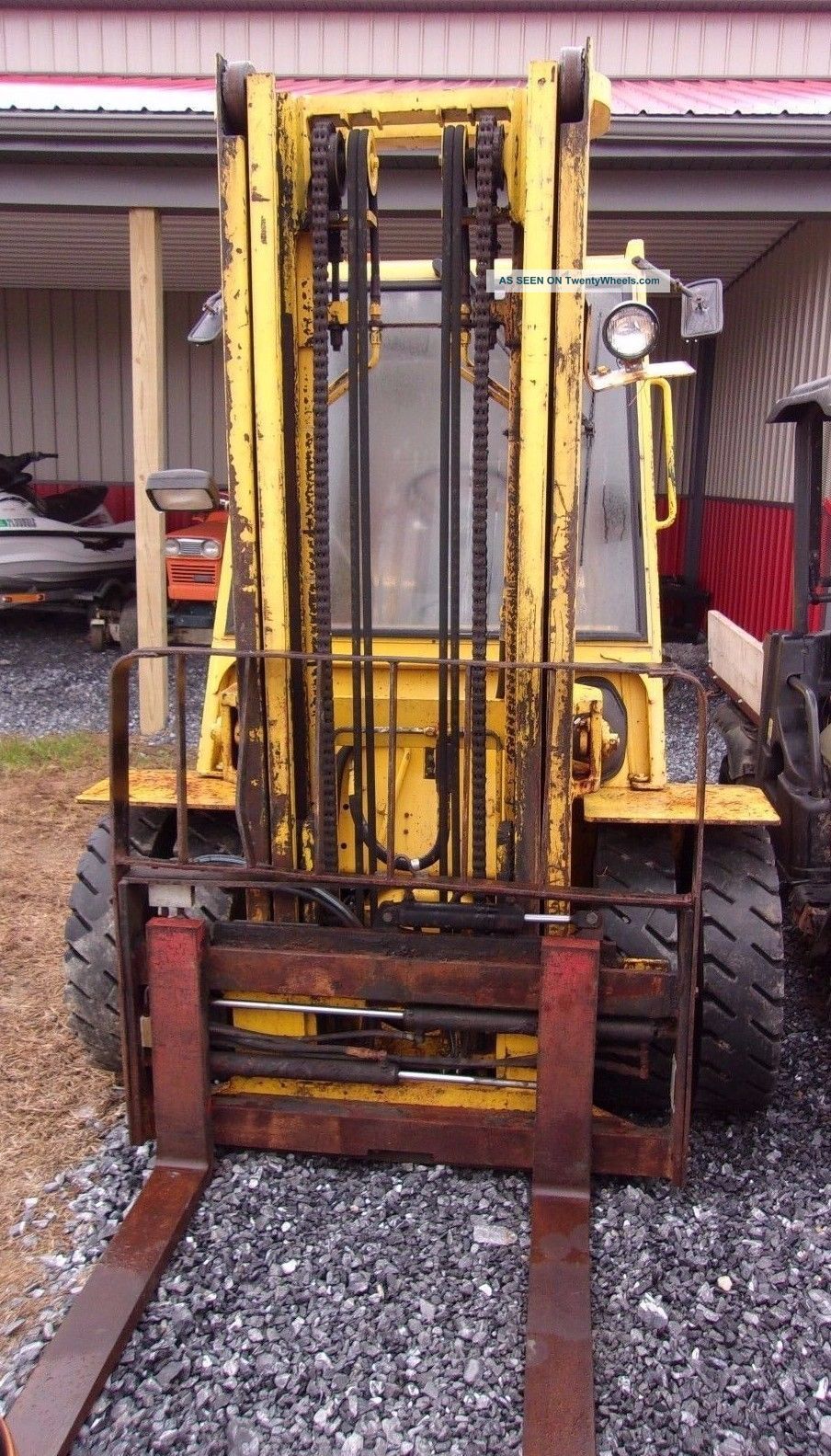 Hyster H80xl Forklift With Heated Cab Forklifts photo