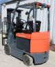 Toyota Model 7fbcu25 (2002) 5000lbs Capacity Great 4 Wheel Electric Forklift Forklifts photo 1