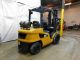 2008 Cat Caterpillar P7000 7000lb Pneumatic Forklift Lpg Lift Truck Hi Lo Forklifts photo 4