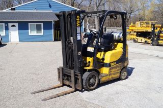 2006 Yale Glc050vx Veracitor 50vx 5,  000 Lbs Lpg 3 Stage Side Shift Forklift photo