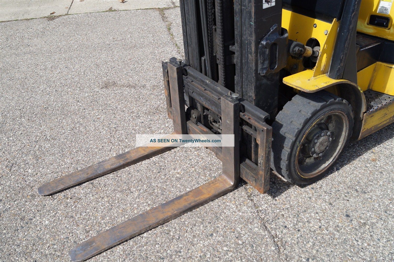 2006 Yale Glc050vx Veracitor 50vx 5, 000 Lbs Lpg 3 Stage Side Shift