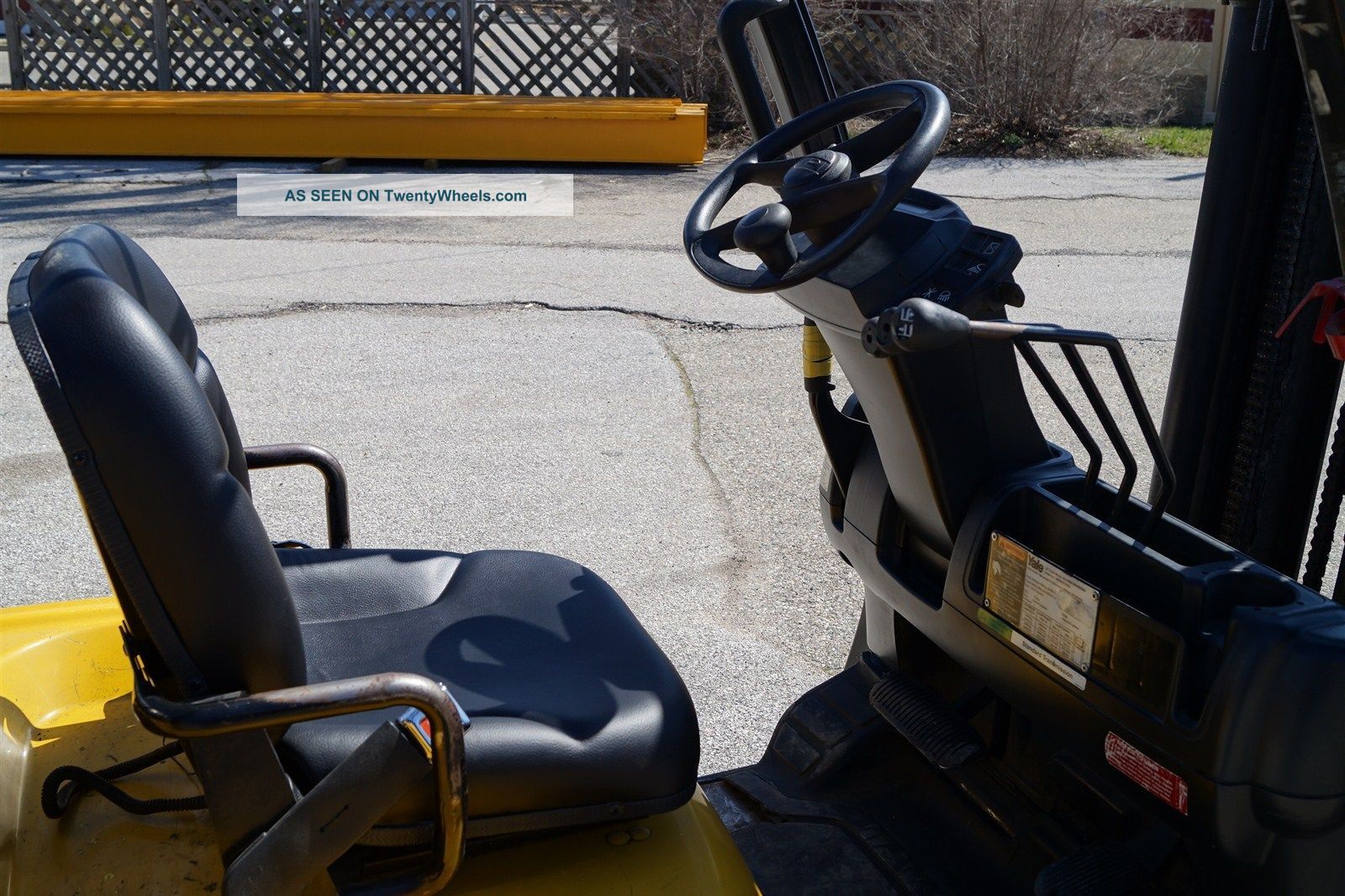 2006 Yale Glc050vx Veracitor 50vx 5, 000 Lbs Lpg 3 Stage Side Shift