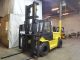 2005 Hyster H155xl 15500lb Dual Drive Pneumatic Forklift Diesel Lift Truck Cab Forklifts photo 2