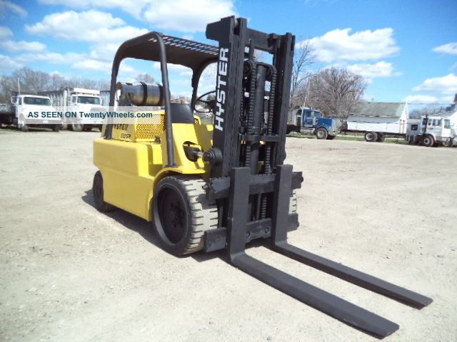 Hyster Model S125a,  12500,  12,  500 Cushion Tired Forklift,  Lpg Powered Forklifts photo