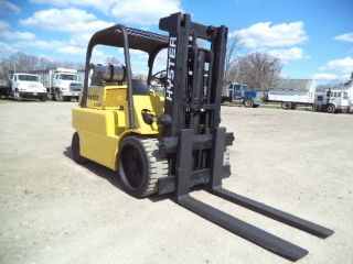 Hyster Model S125a,  12500,  12,  500 Cushion Tired Forklift,  Lpg Powered photo