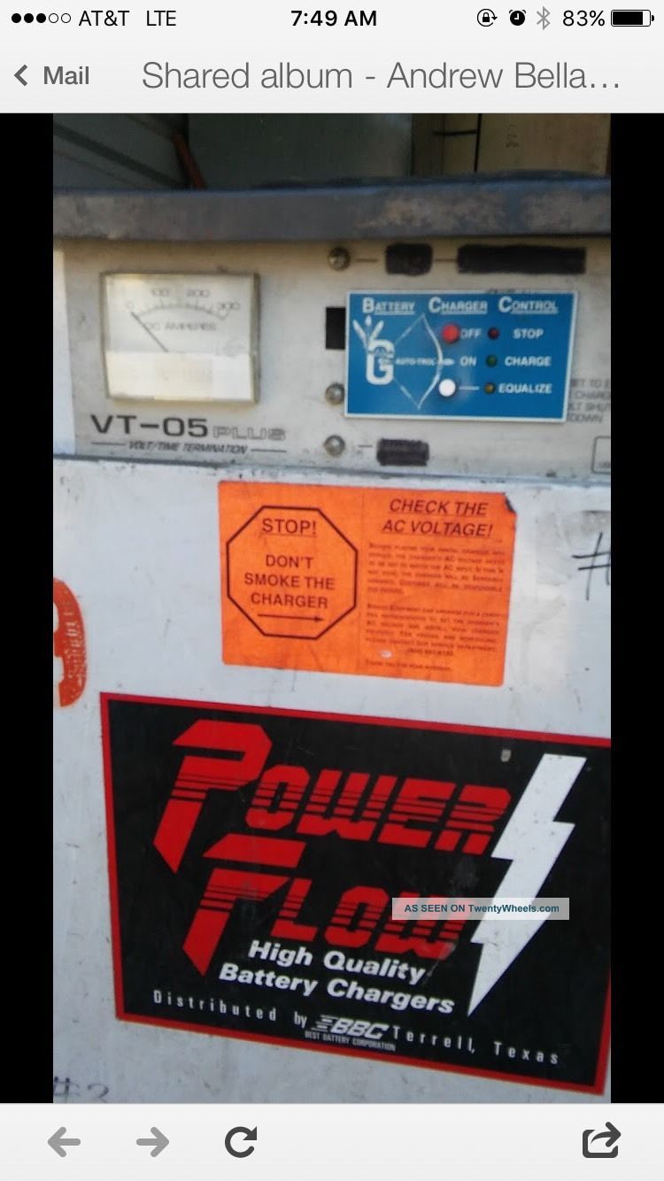 Electric Forklift Charger Forklifts photo