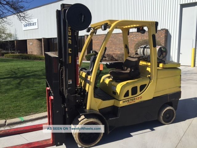 2008 Hyster S120ft.  Lp Gas Forklift.  Only 4240 Hours.  12000 Lb Capacity Forklifts photo