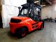 2010 Linde H80d 17500lb Dual Drive Pneumatic Forklift W/ Cab Diesel Lift Truck Forklifts photo 5