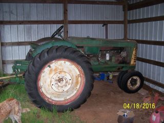 1952 Oliver 77 Row Crop Tractor With Brush Hog photo