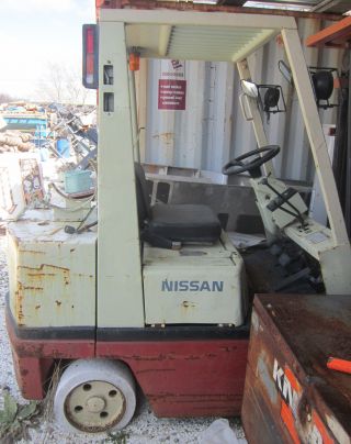 Nissan Forklift Model Kcph02a25,  Type - Pv,  W/clamp Attachment No Res photo