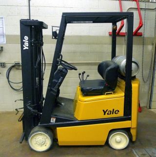 Yale Forklift Glc030 Cushion Tire Lpg 90 