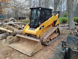 2011 Caterpillar 259b3 Compact Track Skid Steer Loader 2 Speed Enclosed Cab Cat photo