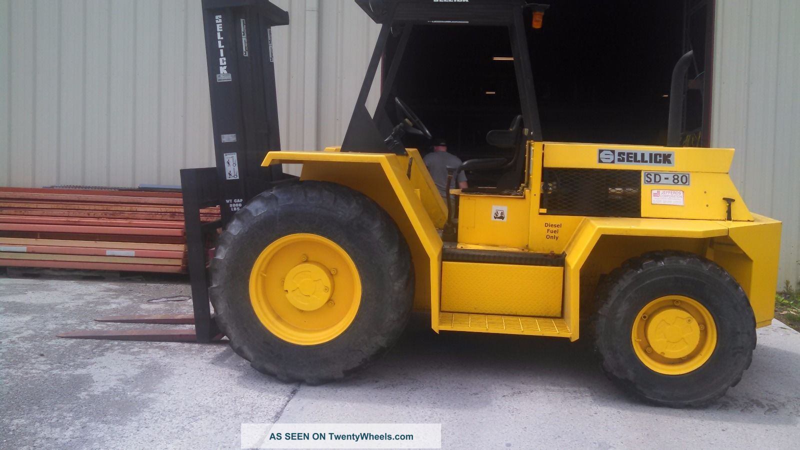 Sellick Fork Lift Sd - 80 Forklifts photo