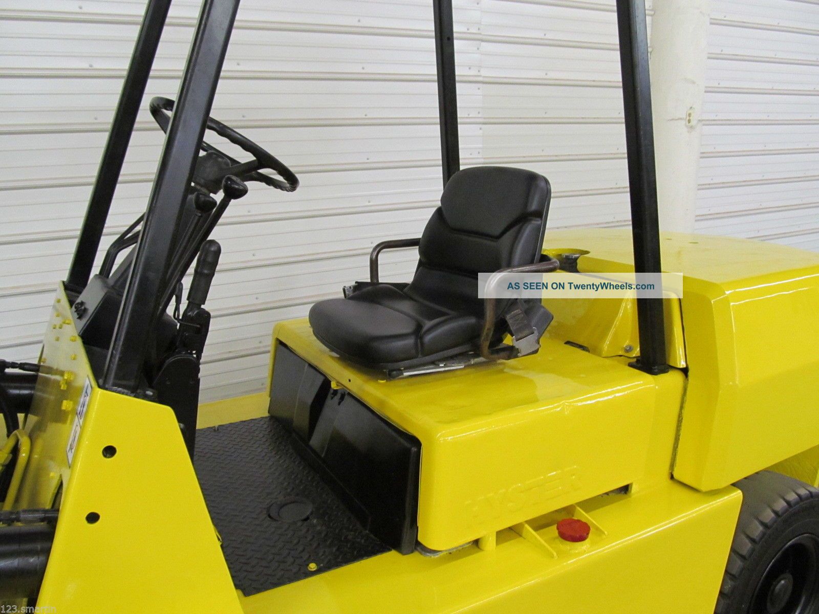 1998 ' Hyster H90xl, 9, 000 Forklift, Pneumatic, Gas Engine, Two Stage