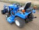 Holland Tz25da Diesel Garden Tractor Mower Koyker Loader 4x4 Tractors photo 4