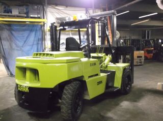 Clark 10,  000 Lb Pneumatic Dual Drive Diesel Forklift With Side Shift photo