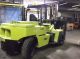 Clark 10,  000 Lb Pneumatic Dual Drive Diesel Forklift With Side Shift Forklifts photo 5