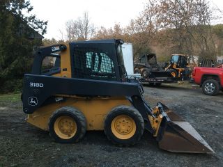 2012 John Deere 318d Skid Steer Only 368 Hours Cab Heat To Sell photo
