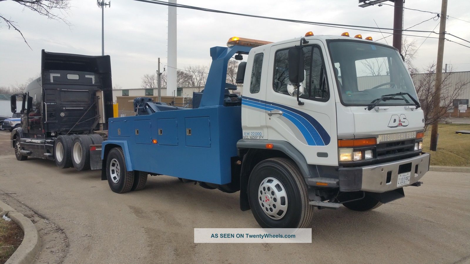 1996 Mitsubishi Fuso Fm - Sp 20 Ton Wrecker Vulcan V40