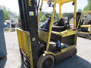 2005 Hyster E50z (48v) 5000 Lb Electric Forklift Lift Truck 4 Stage Mast photo