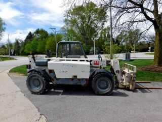 2003 Terex Tx51 - 19s 5500lb Pneumatic Telehandler Forklift Diesel Lift Truck photo