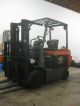 Toyota Model 7fbcu35 Electric Forklift - 7,  300 Lift Capacity Treaded Drive Tires Forklifts photo 9