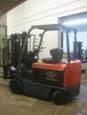 Toyota Model 7fbcu35 Electric Forklift - 7,  300 Lift Capacity Treaded Drive Tires Forklifts photo 2