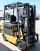 Caterpillar Model Ex5000 (2010) 5000lb Capacity Great 4 Wheel Electric Forklift Forklifts photo 1