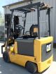 Caterpillar Model Ex5000 (2010) 5000lb Capacity Great 4 Wheel Electric Forklift Forklifts photo 2