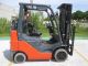 2013 Toyota 8fgcu25.  5000 Lb Capacity.  189 Inch Triple Mast Forklifts photo 1
